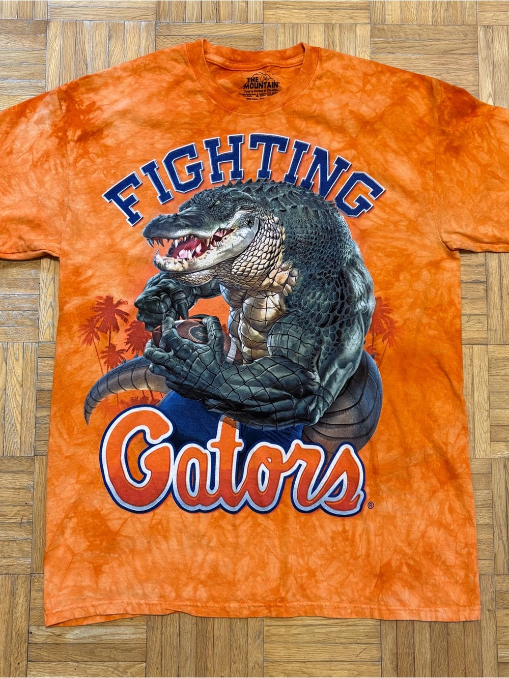 The Mountain Florida University Gator Tie Dye Graphic Shirt